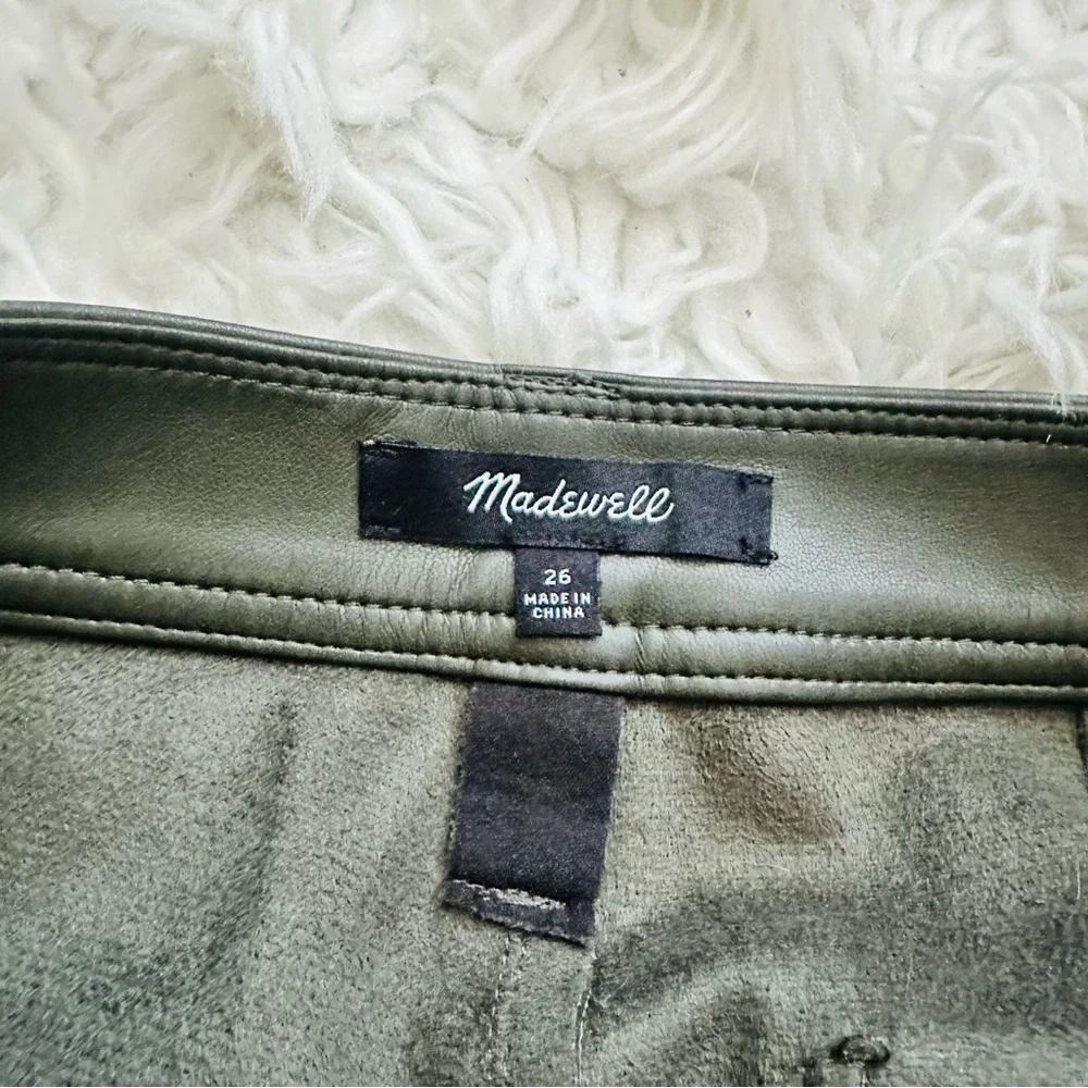 Madewell faux leather pants - Picture 3 of 3